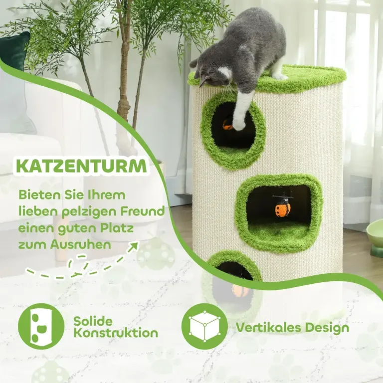 Klösträd för Katter med Sisalpelare 76 cm