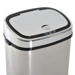 Sopkärl Automatisk Soptunna med Sensor Rostfritt Stål Modern och Hygienisk Avfallshantering Silver 68 L