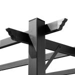 Pergola med Justerbart Tak, Modern Trädgårdspaviljong i Aluminium, Skapar Skugga och Rumskänsla på Uteplatsen, Grå/Brun, 3 x 4 m