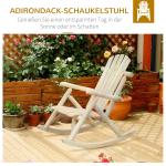 Gungstol Trädgårdsstol Avkopplingsstol Naturligt Granträ Bekväm Relaxmöbel för Utomhusbruk Naturlig Finish