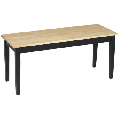 Sittbänk i Massiv Furu för 2 Personer Natur 102 x 36 x 45 cm