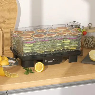 Dehydrator Mattork Svamptork 6 Fack Svart av Plast