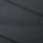 Hopfällbar Strandstol 7 Nivåer Justerbar Väderbeständig med Dyna Textlinje Polyester och Metall Svart 137 X 63,5 X 100,5 Cm