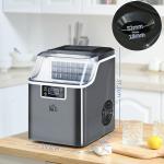 Iskubsmaskin 20 kg/24h med 3,2 L Vattentank, Svart, 2,3 L