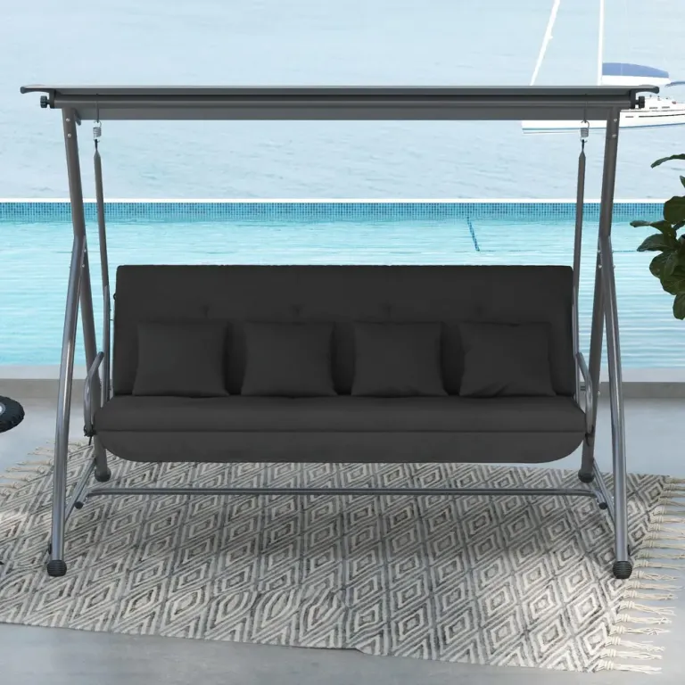 Dyna till Hammock 3-Sits Sittdyna med Ryggstöd 170 Cm