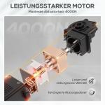 Elektrisk Vilstol med Massagefunktion och Stående Funktion i Metall och Tyg, Grå