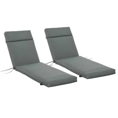 Solstolsdynor Dynor till Solsäng Set 2 196 x 55 x 8 cm