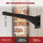 Boxningssäckhållare Väggfäste Svart av Stål för Boxningssäck Justerbar Boxhållare för Fitness och Träning