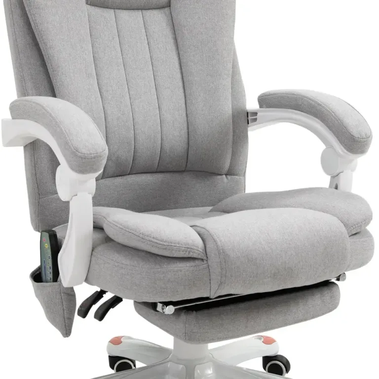 Massagestol Kontorsstol Gamingstol 66 x 63 x 107–115 cm