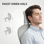 Ergonomisk Kontorsstol med Mesh-ryggstöd, Höjdjusterbar, Fällbara Armstöd och Gungfunktion, Grå