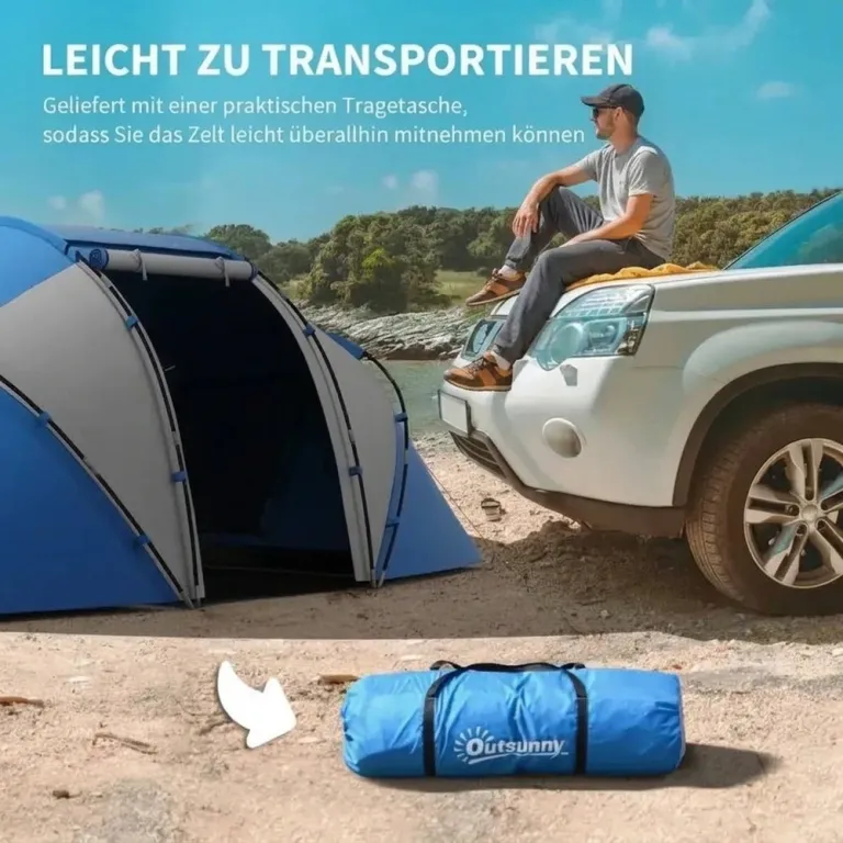 Campingtält för 4–6 Personer Lätt och Familjetält