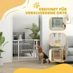 Trappgrind/Hundgrind utan Borrning, Justerbar, 76–104 cm