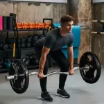 Viktskiva, Set om 2, 15 kg per Platta, 3 Handtag, Golvskyddande Gummibeläggning, Metall