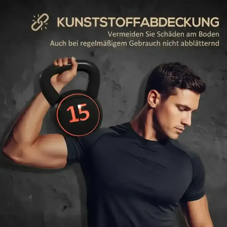 Kettlebell-Set 3 Kettlebells (2,2 Kg / 4,5 Kg / 6,8 Kg)