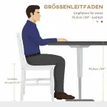 Set med 2 Köksstolar, Massivt Trä, Vit, 41 x 46,5 x 85,5 cm