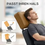 Fåtölj med Fotpall Justerbar Svart Konstläder och Metall för Vardagsrum Relaxfåtölj med Nackstöd och Lutning Ergonomisk och Bekväm Design