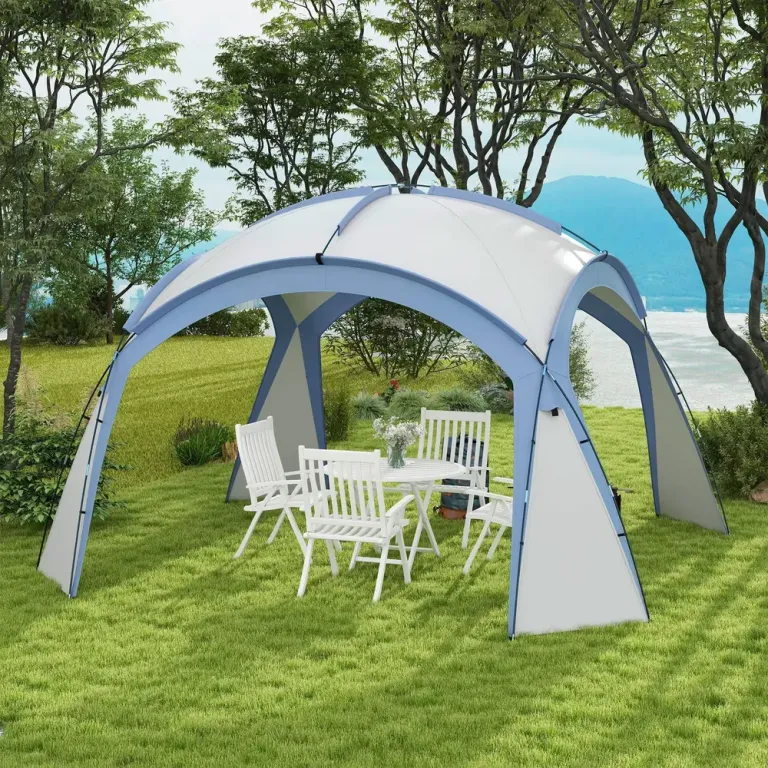 Lusthus Paviljong Event Shelter Blå 3,5 x 3,5 m