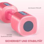 Hantel Justerbar Röd Stål och Plast för Hemmaträning Kompakt Hantelsystem med Snabbjustering av Vikt Ergonomiskt Grepp för Styrketräning Praktisk