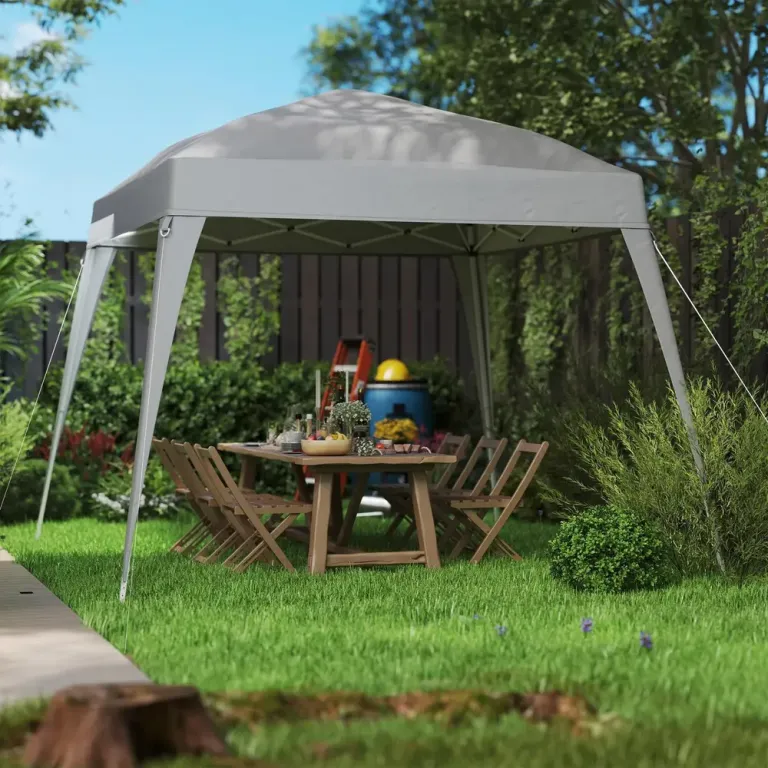 Ersättningstak för Paviljong Vattenavvisande Ljusgrå 3 x 3 m