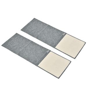 Klösmatta för Soffa 2-Pack, Skyddande Sisalmatta för Möbler, Hållbart Klösskydd för Katter, Grå, 130 x 45 x 0,3 cm