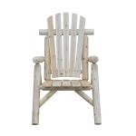 Adirondackstol Hållbar Natur Lärk för Trädgård och Altan med Högt Ryggstöd och Armstöd Klassisk Design för Vila 83 x 68 x 101 cm
