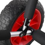 Surfvagn Surfbräda Transportvagn Hopfällbar Vadderad PU-Däck Aluminium upp till 45 Kg 64 X 55 X 38,5 Cm