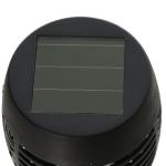 Solar Trädgårdslampor 4-Pack IP44 Vattentät 6-8 H Belysningstid Varm Ljuskälla Plast Svart Ø12 X H72 Cm