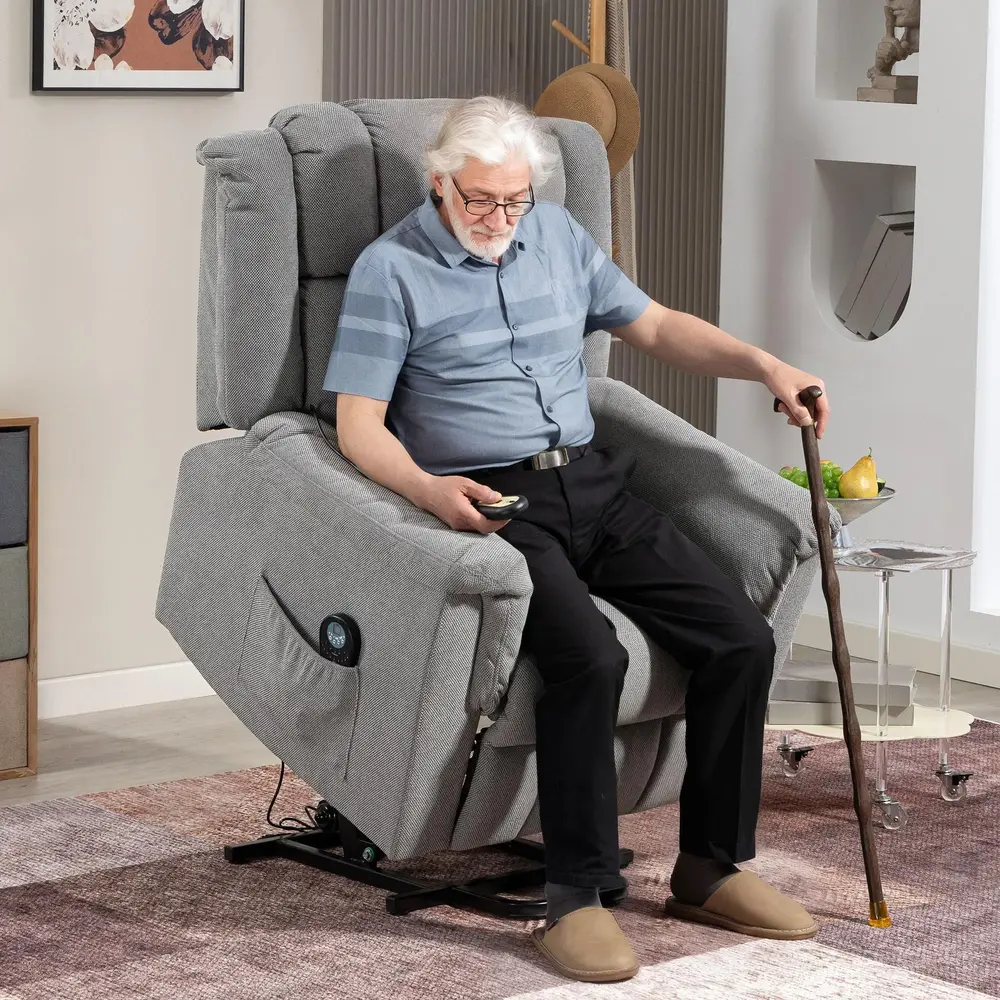 Powerlift Vilstol med Massagefunktion Värmefunktion