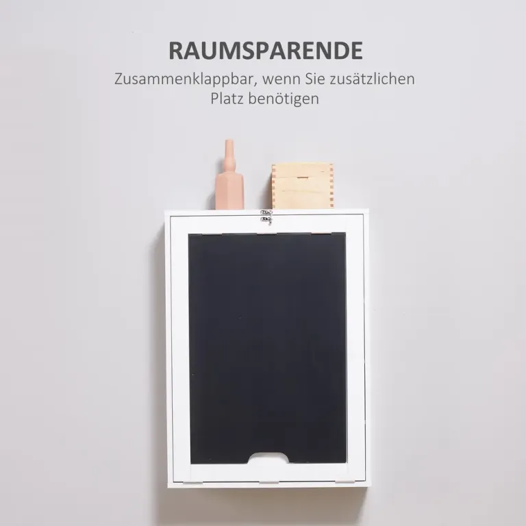 Väggbord Fällbart Skrivbord Vit 60 x 94,5 x 147 cm