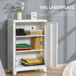 Arkivskåp Stabil Vit Metall för Förvaring i Kontor och Hem med Magnetisk Lamelldörr och Hyllplan Robust Konstruktion 75 x 33 x 110 cm