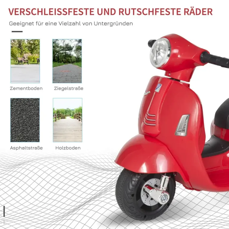 Elektrisk Skotermotorcykel för Barn 66,5 x 38 x 52 cm