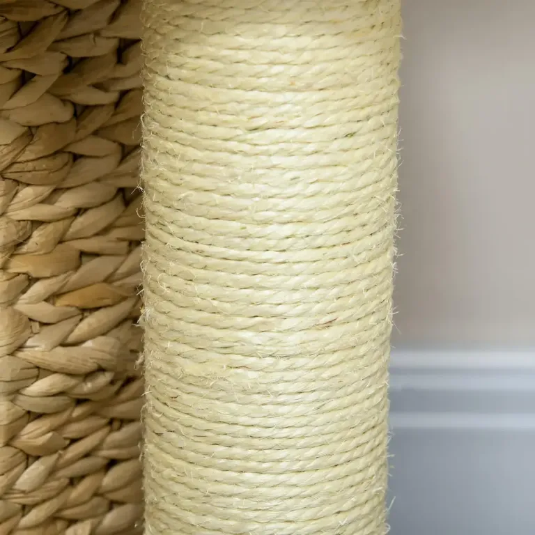 Klösträd Beige av Sisal och Plysch 74 cm