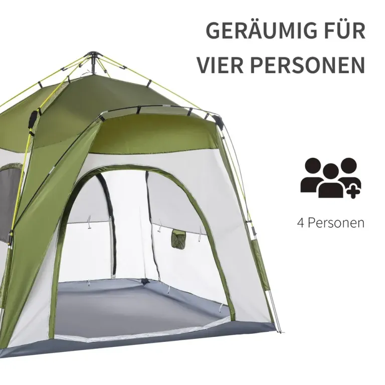 Pop-Up Tält Automatisk Hydraulisk 240 x 240 x 199 cm