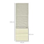 Klösmatta för Soffa 2-Pack, Skyddande Sisalmatta för Möbler, Hållbart Klösskydd för Katter, Beige/Grå, 130 x 45 x 0,3 cm