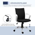 Kontorsstol, Snurrstol, Höjdjusterbar Hemmakontorsstol, Skum, Nylon