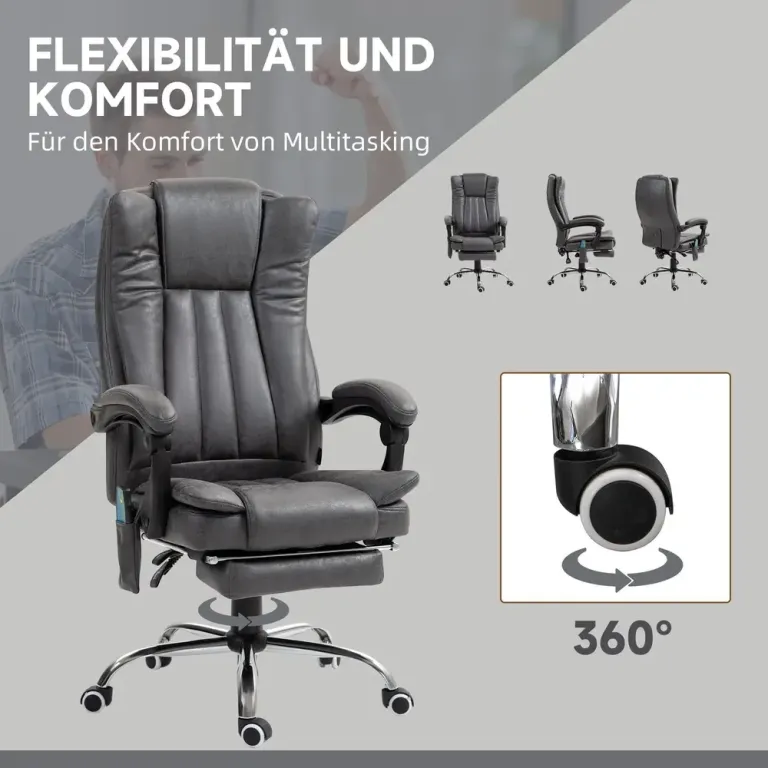 Ergonomisk Kontorsstol Chefsstol Höj- & Sänkbar
