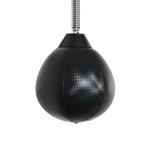 Justerbar Boxboll med Stativ, Hopfällbar Boxningsstation med Speedball, Effektiv Träning för Hemmafitness, Svart, 360°