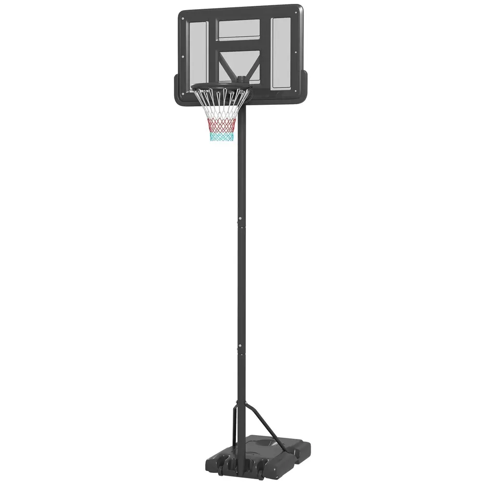 Basketstativ Basketkorg 2-i-1 av Stål och Plast 230-305 cm