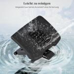 Fotstöd Skrivbord Svart av Plast för Hemmakontor Ergonomiskt och Höjdjusterbart Stöd Halkfritt