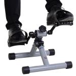 Mini Motionscykel Pedaltränare för Armar och Ben Hopfällbar med Kontinuerligt Motstånd för Rehabilitering och Fitness