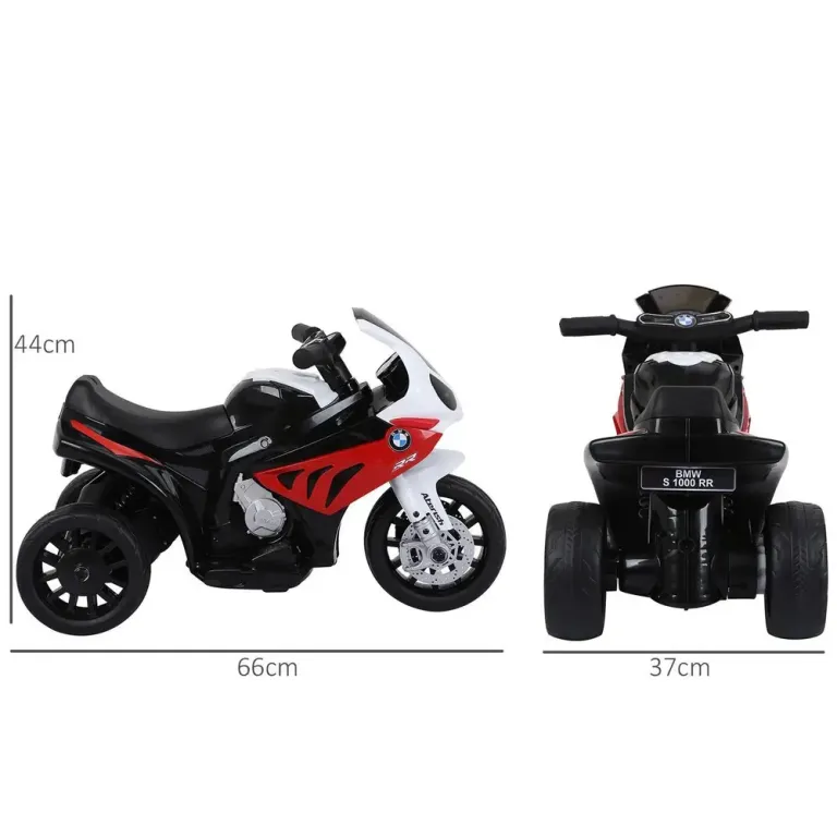 Elektrisk Sportmotorcykel för Barn 66 x 37 x 44 cm, Röd