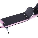 Sparkcykel med Luftdäck 16 Tum, Justerbar Skoter för Barn med Handbroms, Bekväm Körning på Alla Underlag, Rosa, 5 år+