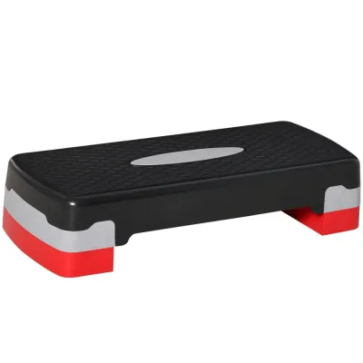Aerobic Stepper 2-Stegs Höjdjusterbar 68 x 28 x 15 cm