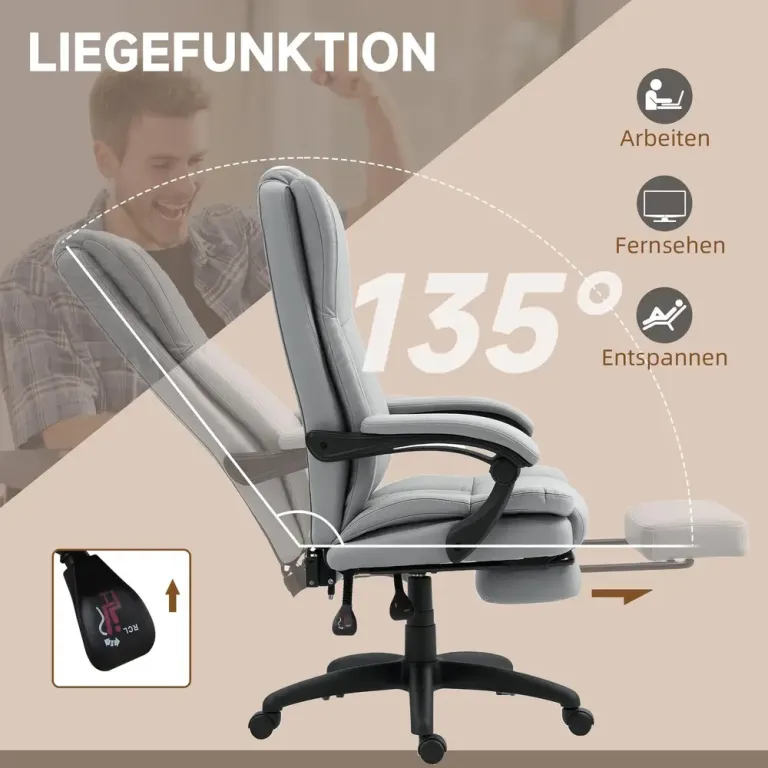 Kontorsstol Ergonomisk med Massage