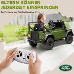 Elbil för Barn 12V med Fjärrkontroll, Musikfunktion, Horn och LED-lampor, Grön