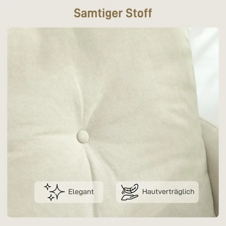 2-Sits Soffa med Skumstoppning och Tygöverdrag