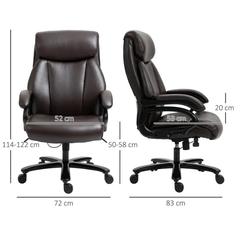 Ergonomisk Gamingstol Kontorsstol med Massage & Värme