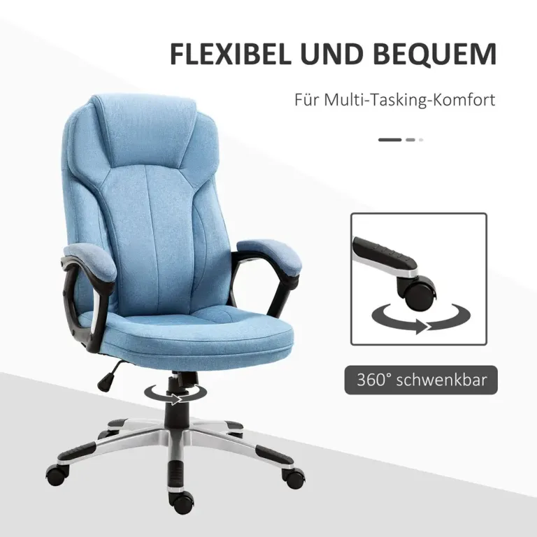 Ergonomisk Kontorsstol Chefsstol Höj- & Sänkbar