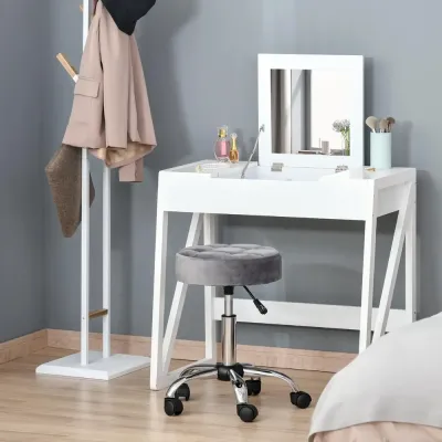 Ergonomisk Rullpall med Ryggstöd 35 x 35 x 49-61 cm