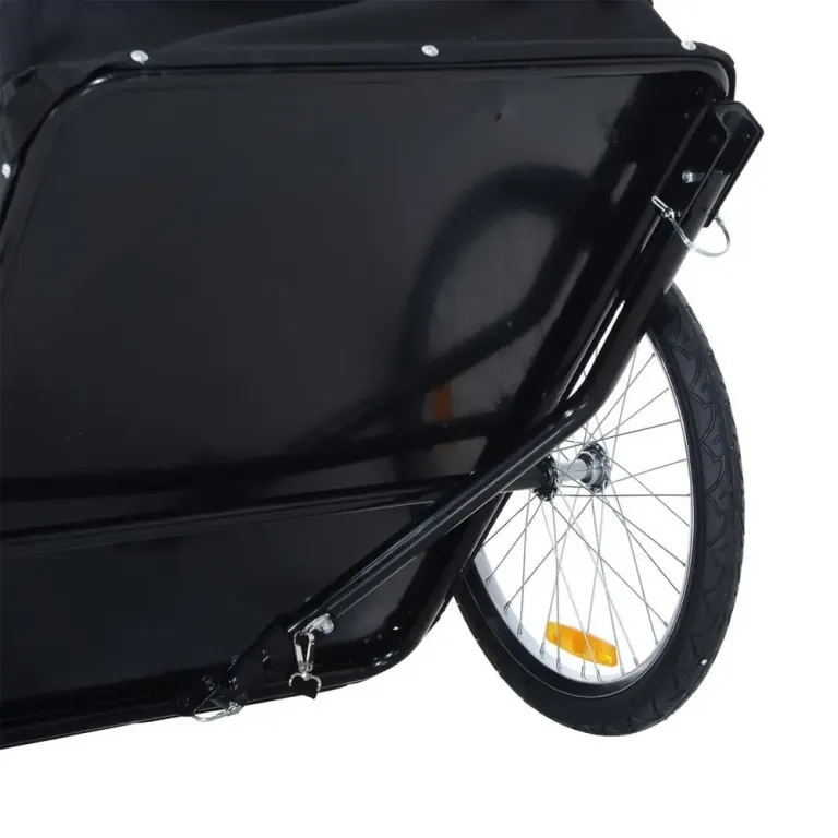 Hopfällbar Cykelkärra för Last Upp till 40 kg